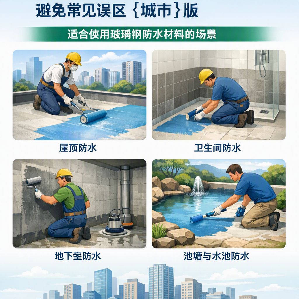 玻璃钢防水材料施工注意事项,避免常见误区 铜仁 版