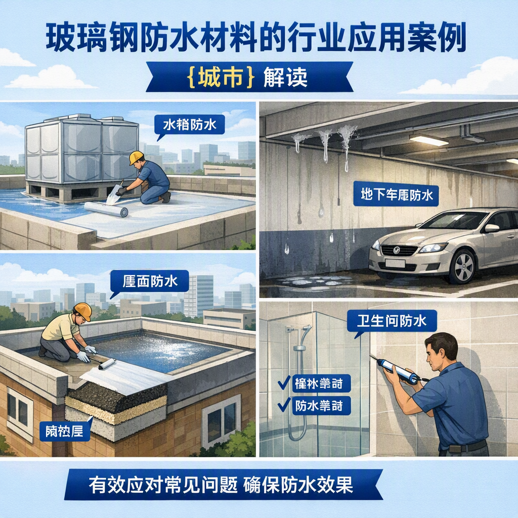 玻璃钢防水材料的行业应用案例,铜仁解读